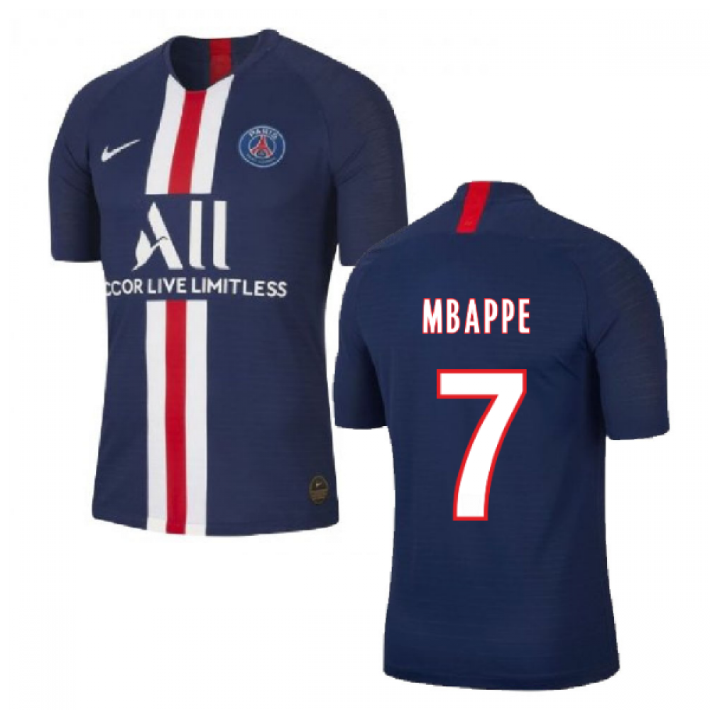 2019-2020 PSG Home Nike Shirt (Kids) (MBAPPE 7)