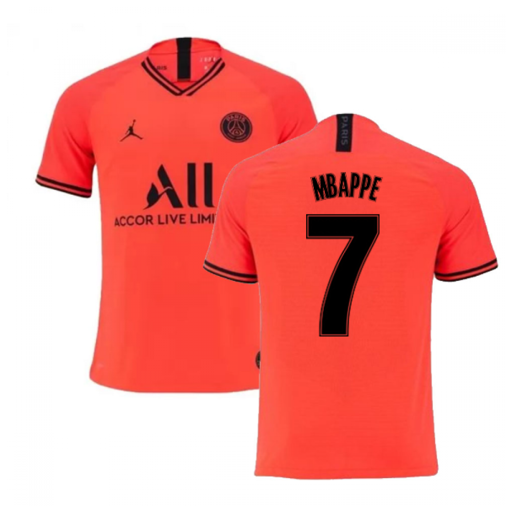 2019-2020 PSG Jordan Away Shirt (Kids) (MBAPPE 7)