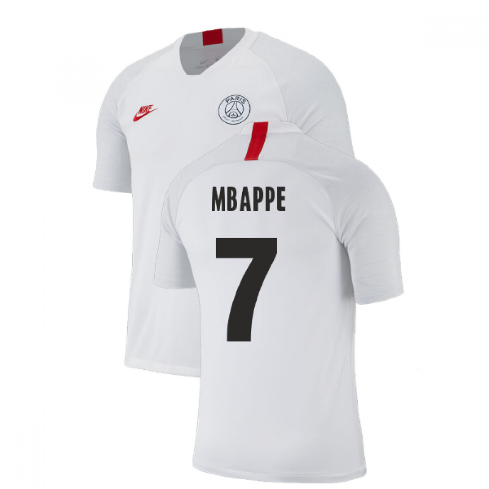 2019-2020 PSG Nike Strike Training Shirt (White) (MBAPPE 7)