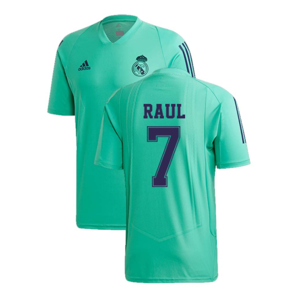 Click to view product details and reviews for 2019 2020 Real Madrid Adidas Eu Training Shirt Green Raul 7.
