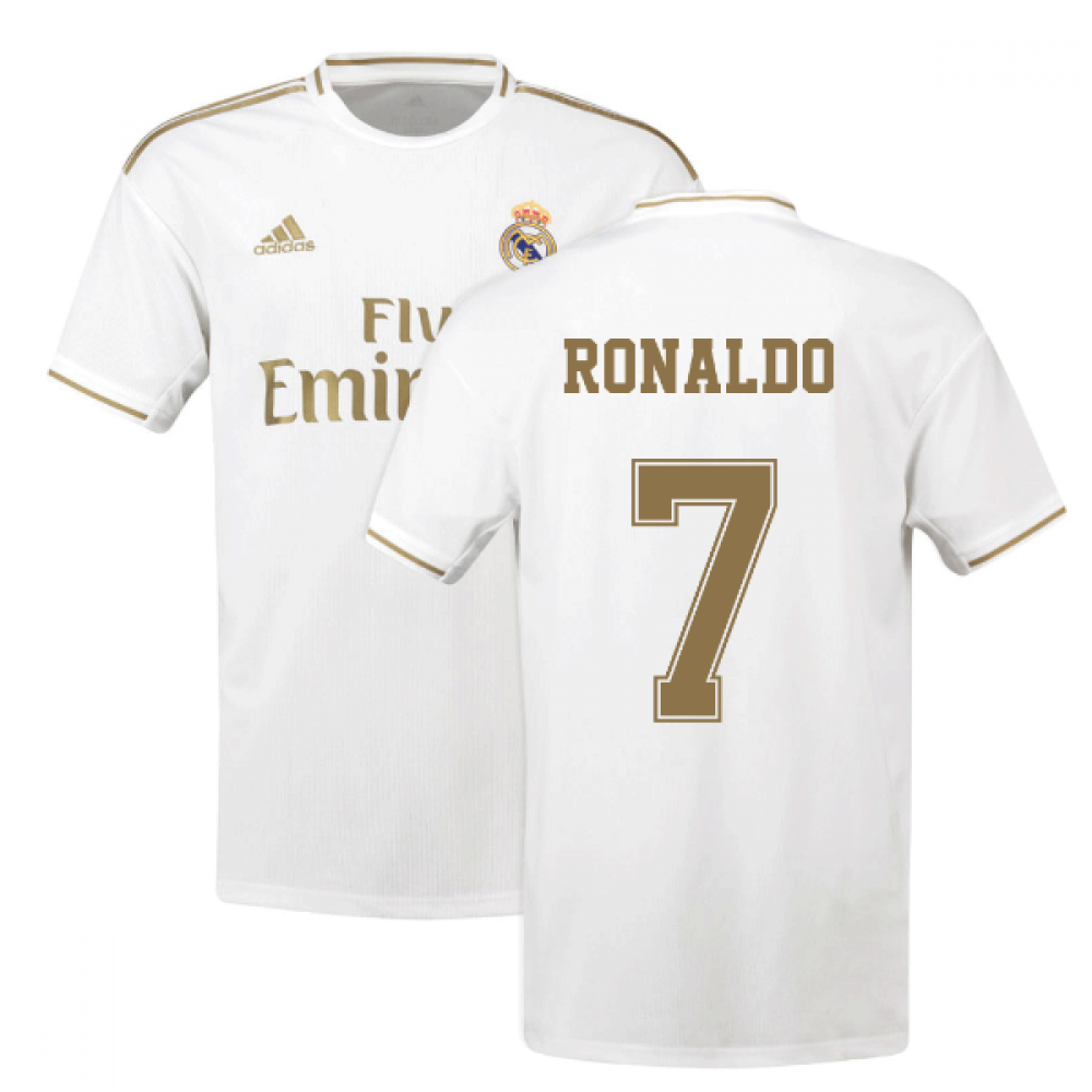 2019-2020 Real Madrid Adidas Home Football Shirt (Ronaldo 7)