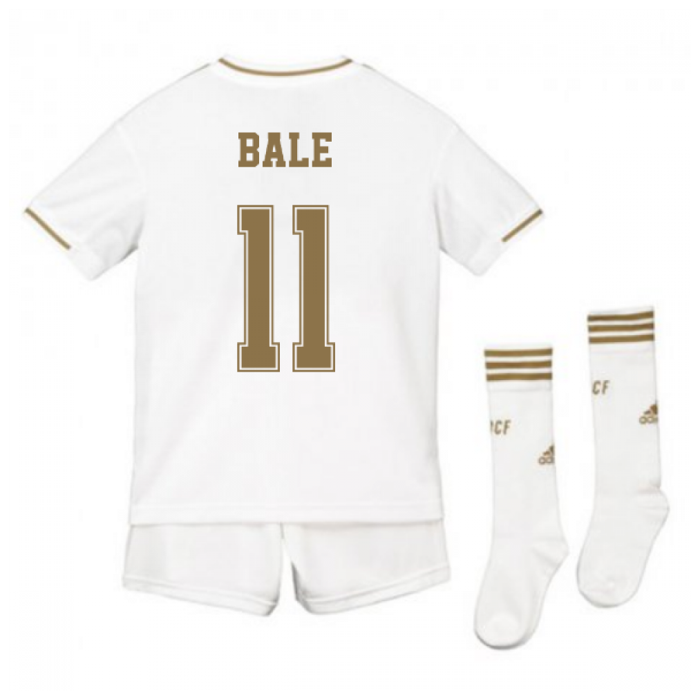 Click to view product details and reviews for 2019 2020 Real Madrid Adidas Home Full Kit Kids Bale 11.