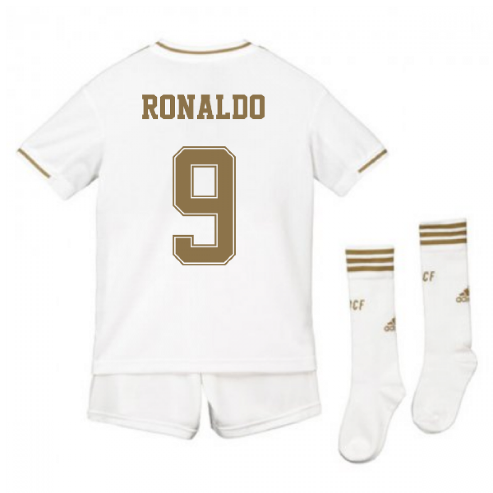 Click to view product details and reviews for 2019 2020 Real Madrid Adidas Home Full Kit Kids Ronaldo 9.