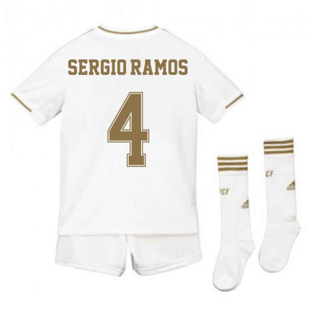 Click to view product details and reviews for 2019 2020 Real Madrid Adidas Home Full Kit Kids Sergio Ramos 4.