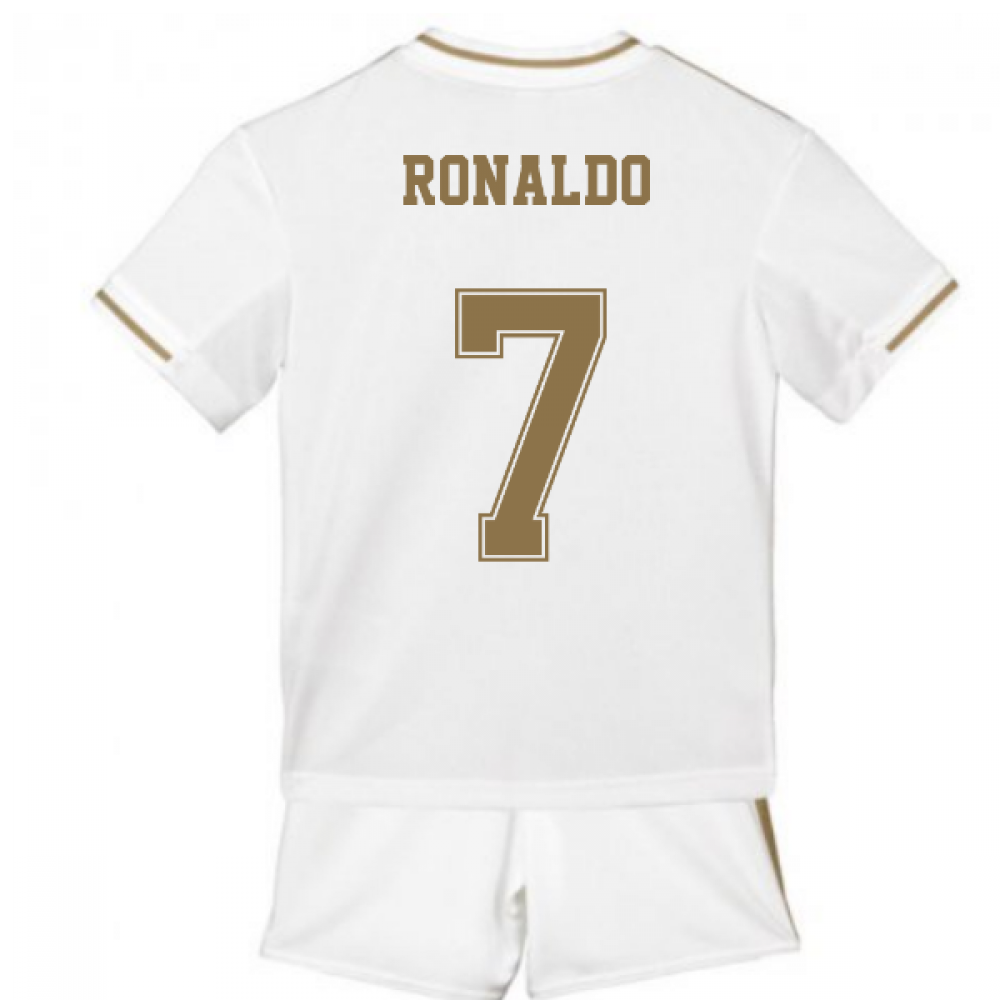 2019-2020 Real Madrid Adidas Home Mini Kit (Ronaldo 7)