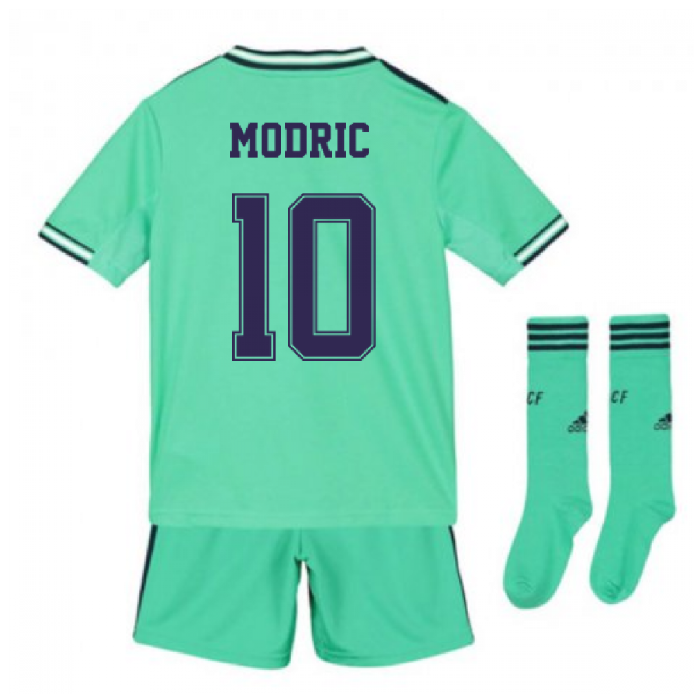 Click to view product details and reviews for 2019 2020 Real Madrid Adidas Third Full Kit Kids Modric 10.
