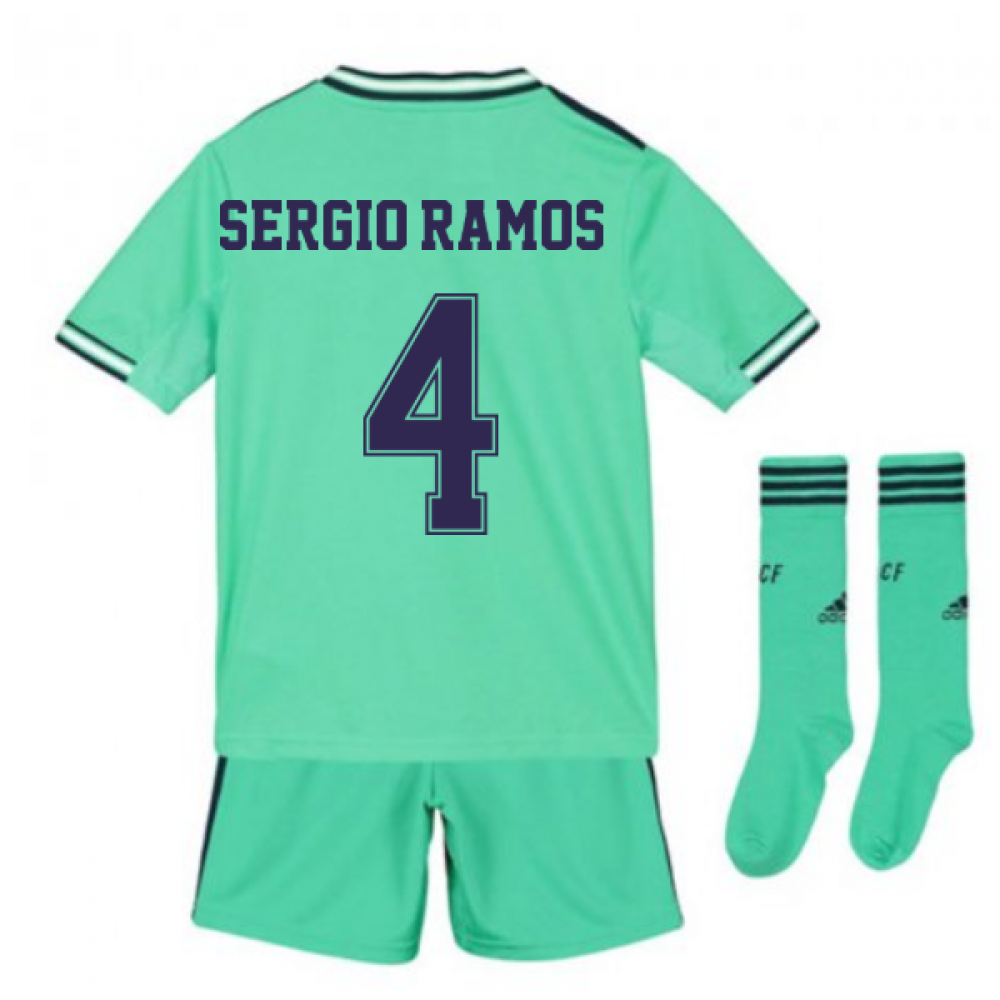 Click to view product details and reviews for 2019 2020 Real Madrid Adidas Third Full Kit Kids Sergio Ramos 4.