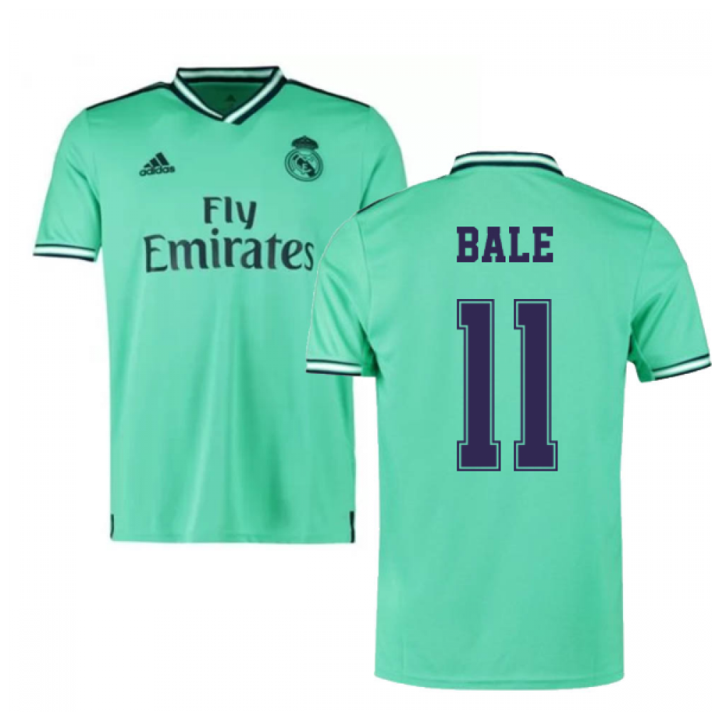 2019 2020 Real Madrid Adidas Third Shirt Kids Bale 11