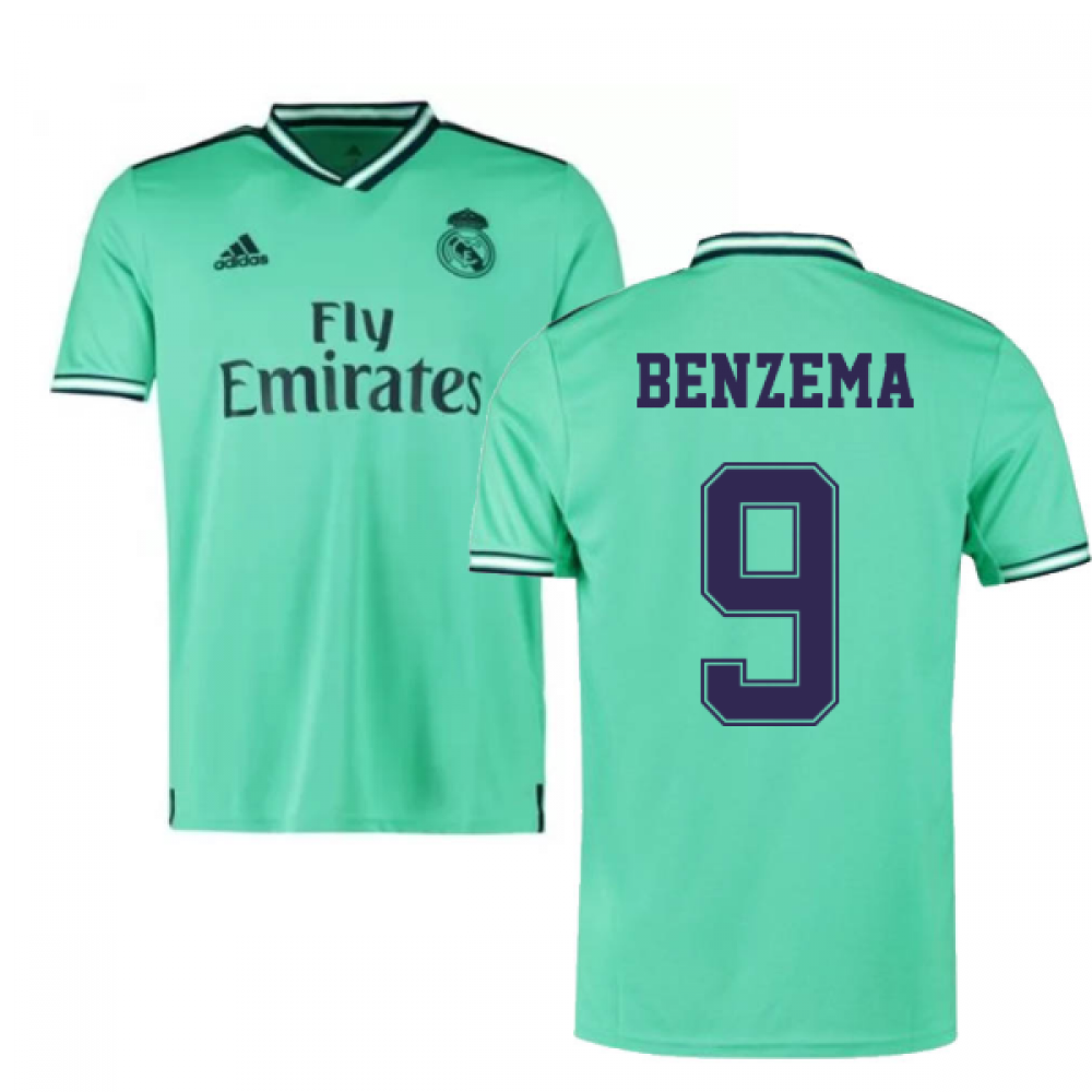 Click to view product details and reviews for 2019 2020 Real Madrid Adidas Third Shirt Kids Benzema 9.