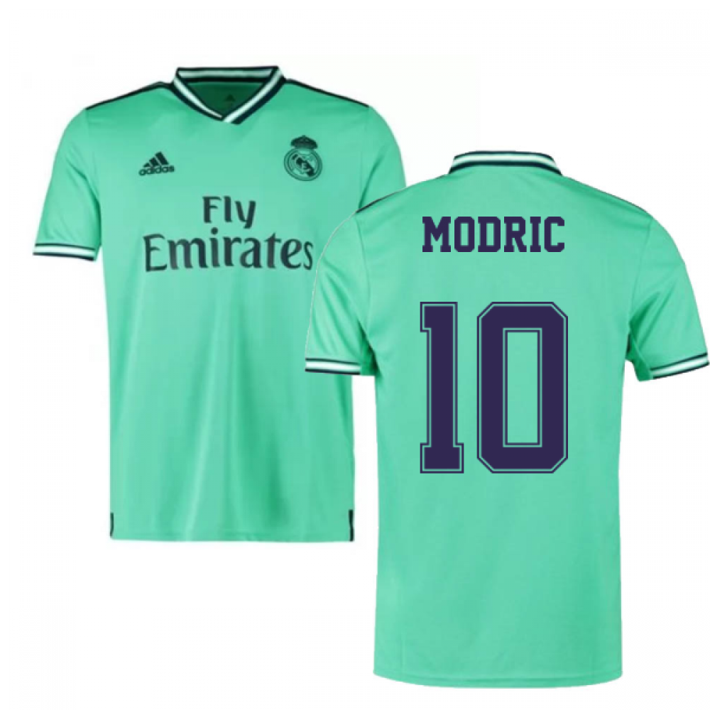 Click to view product details and reviews for 2019 2020 Real Madrid Adidas Third Shirt Kids Modric 10.