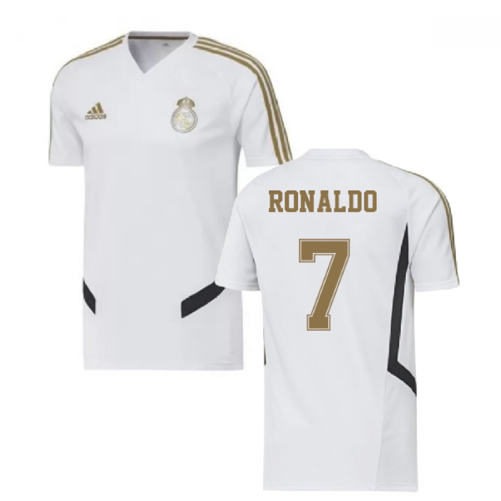 2019-2020 Real Madrid Adidas Training Shirt (White) (RONALDO 7)
