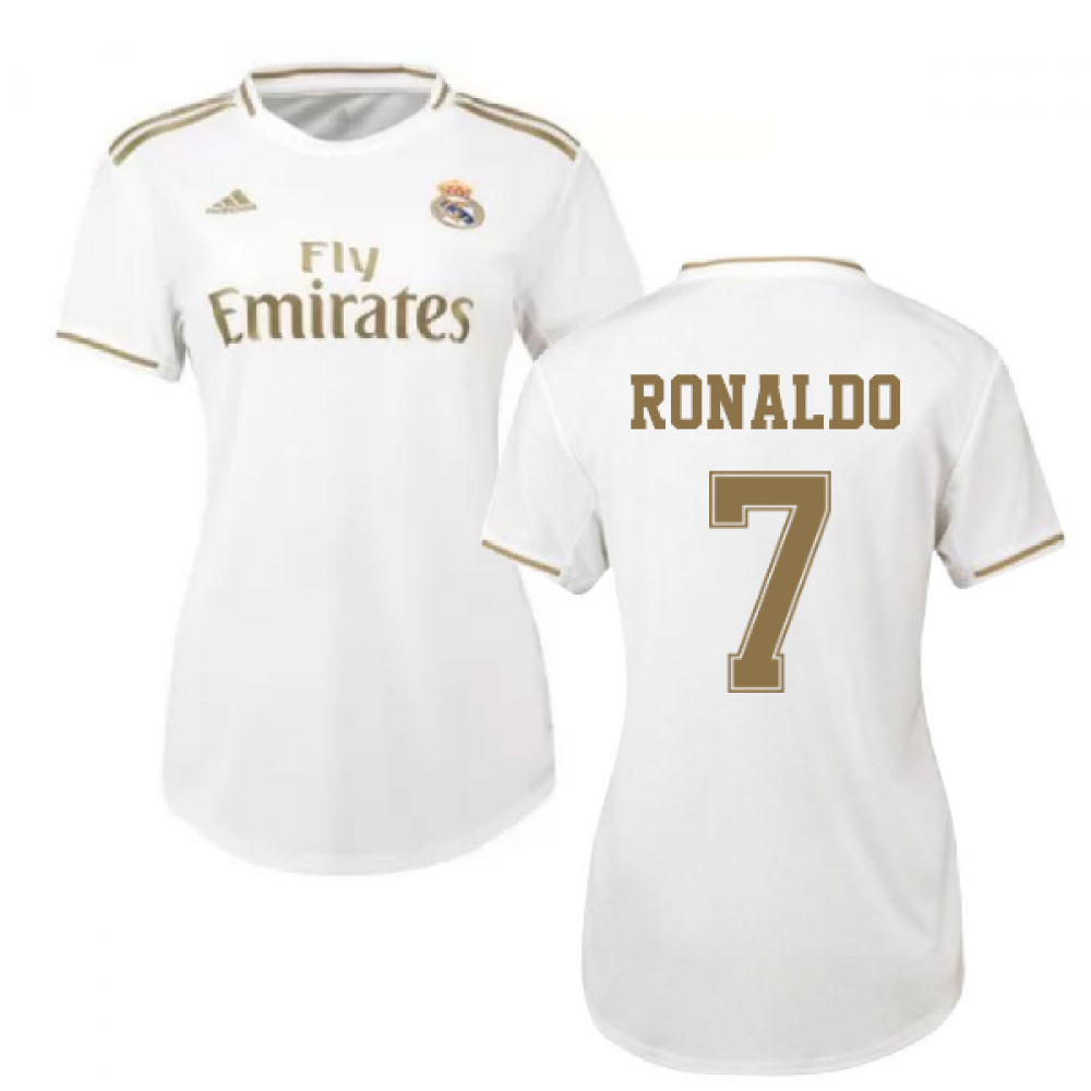 2019-2020 Real Madrid Adidas Womens Home Shirt (Ronaldo 7)