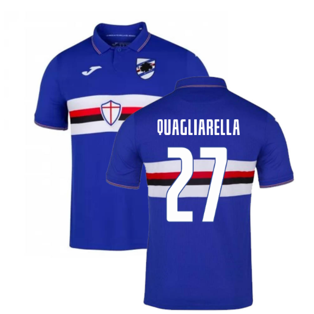 Click to view product details and reviews for 2019 2020 Sampdoria Joma Home Football Shirt Quagliarella 27. Click to view product details and reviews for 2019 2020 Sampdoria Joma Home Football Shirt Quagliarella 27.