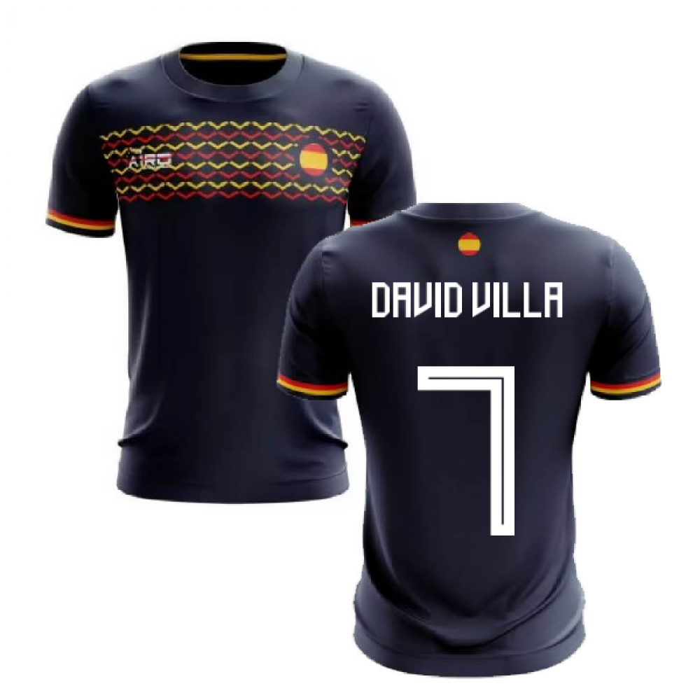 Click to view product details and reviews for 2020 2021 Spain Away Concept Football Shirt David Villa 7.
