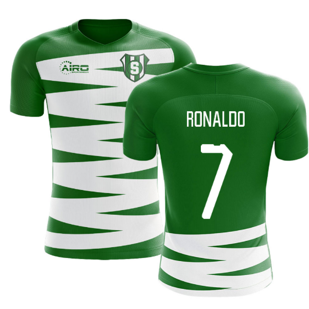 2020 2021 Sporting Lisbon Home Concept Football Shirt Ronaldo 7 2020 2021 Sporting Lisbon Home Concept Football Shirt Ronaldo 7
