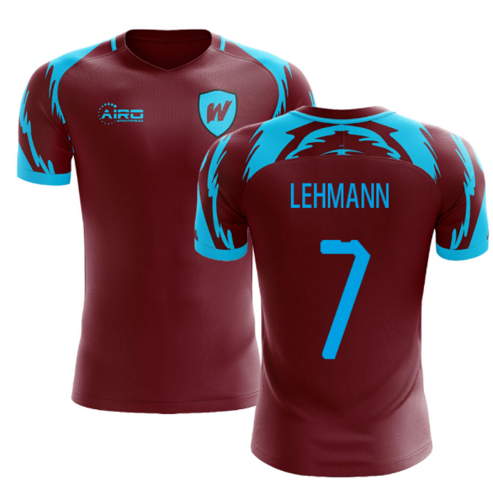 Click to view product details and reviews for 2020 2021 West Ham Home Concept Football Shirt Lehmann 7.