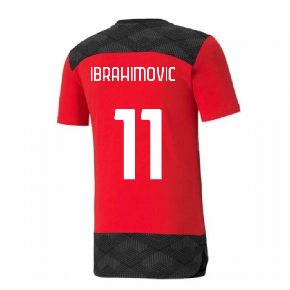 Click to view product details and reviews for 2020 2021 Ac Milan Casuals Tee Red Ibrahimovic 11.