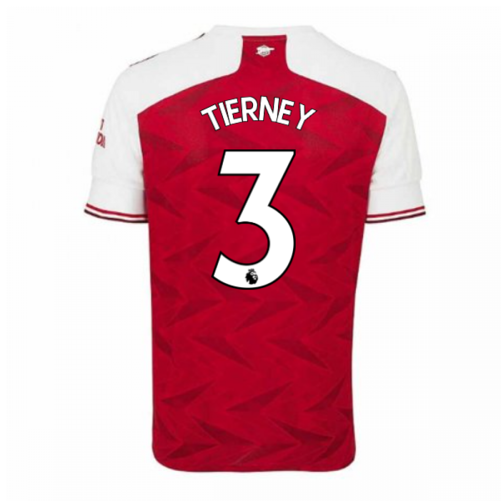 Click to view product details and reviews for 2020 2021 Arsenal Adidas Home Football Shirt Tierney 3.