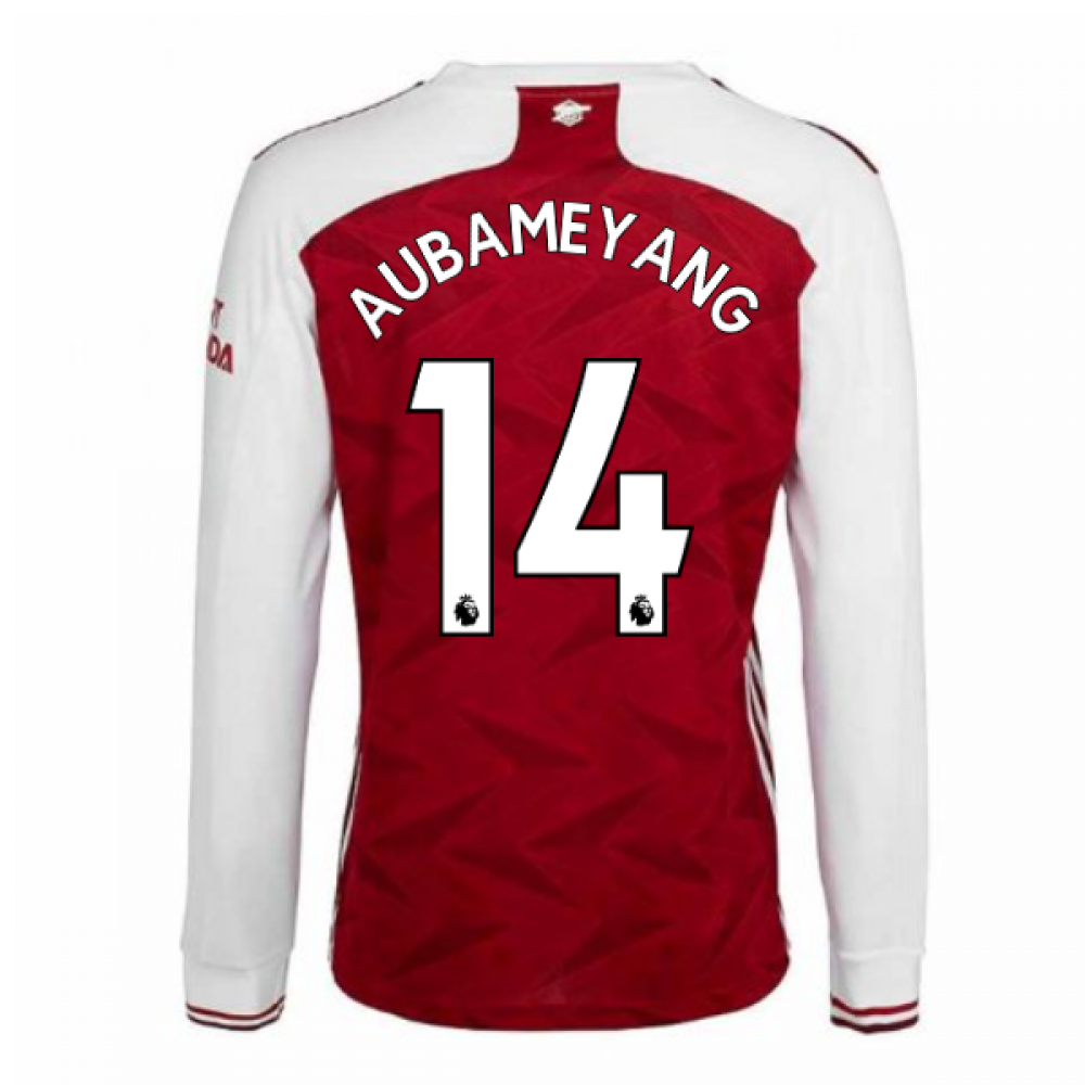 Click to view product details and reviews for 2020 2021 Arsenal Adidas Home Long Sleeve Shirt Aubameyang 14.