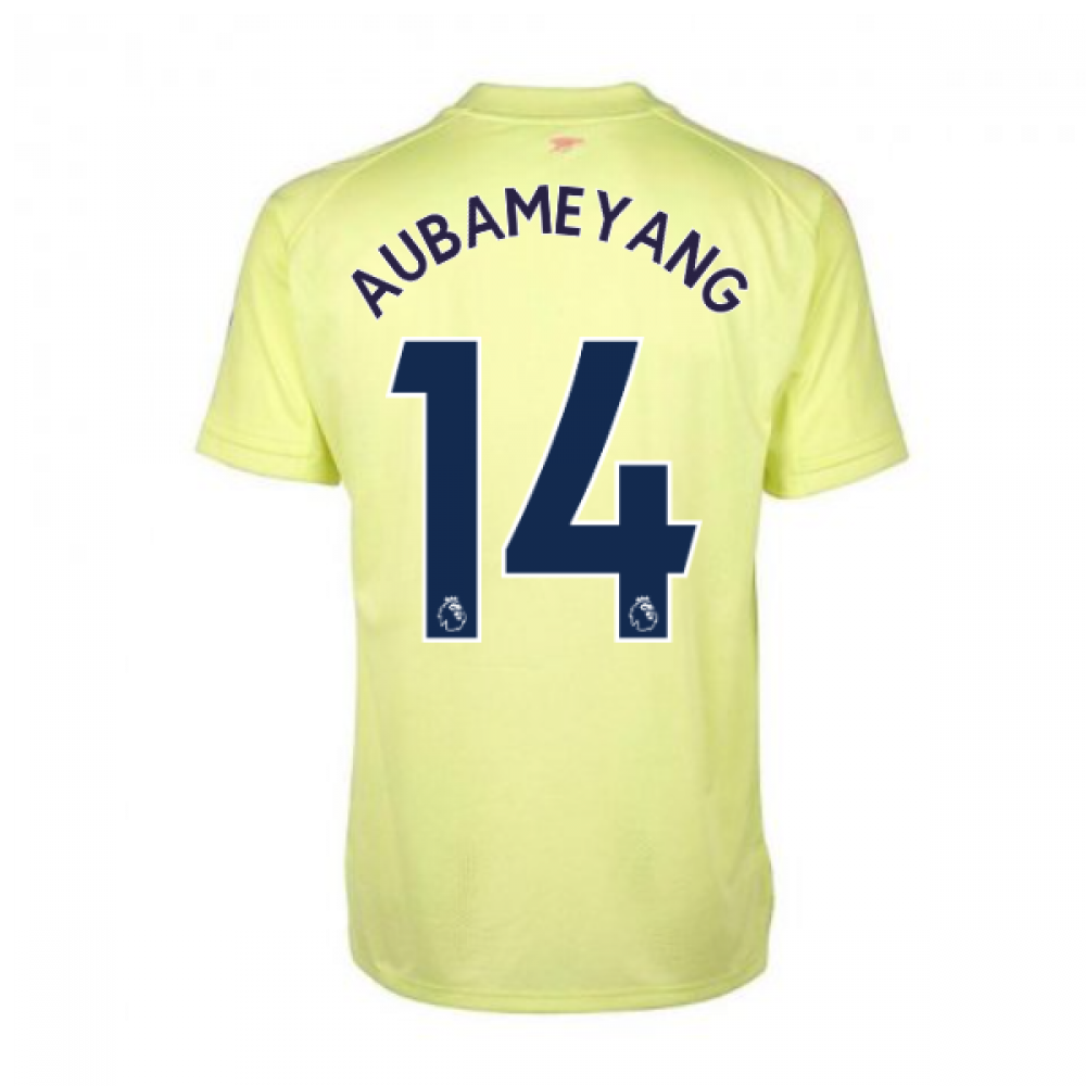 Click to view product details and reviews for 2020 2021 Arsenal Adidas Training Shirt Yellow Aubameyang 14.
