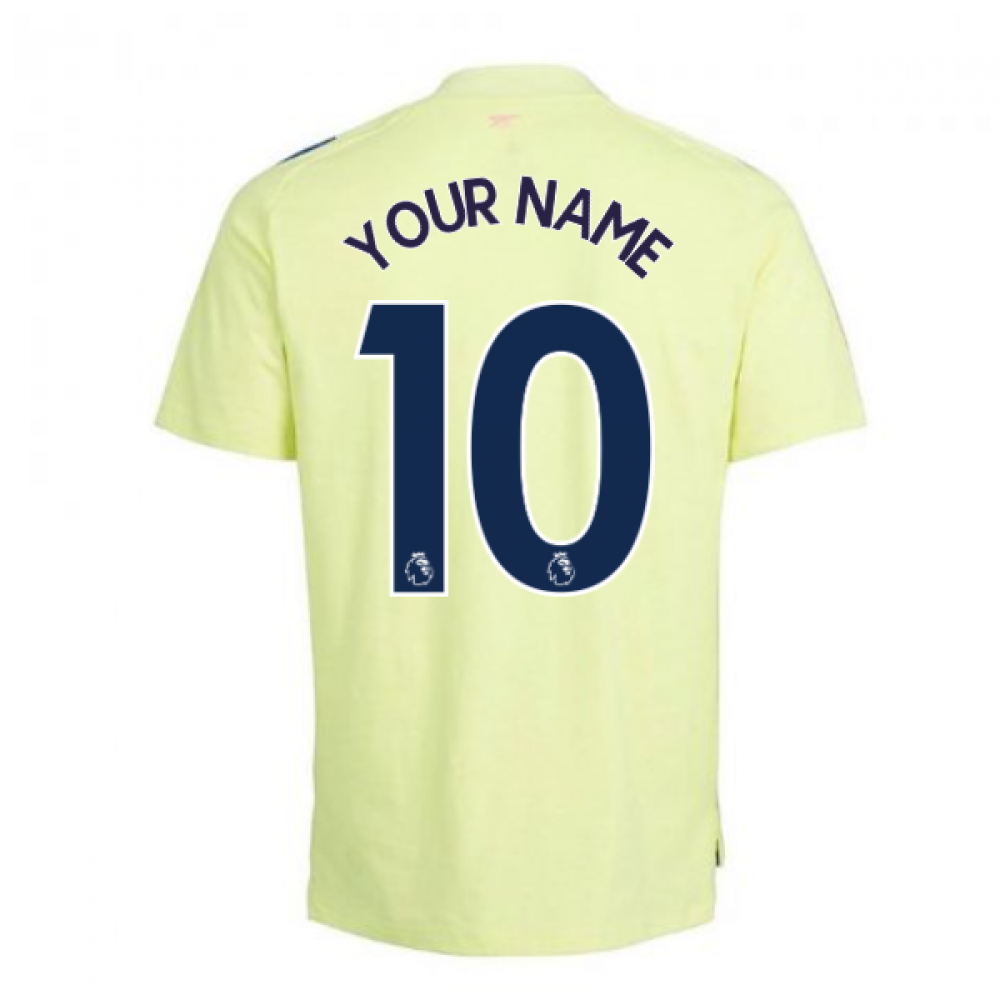 Click to view product details and reviews for 2020 2021 Arsenal Adidas Training Tee Yellow Kids Your Name.