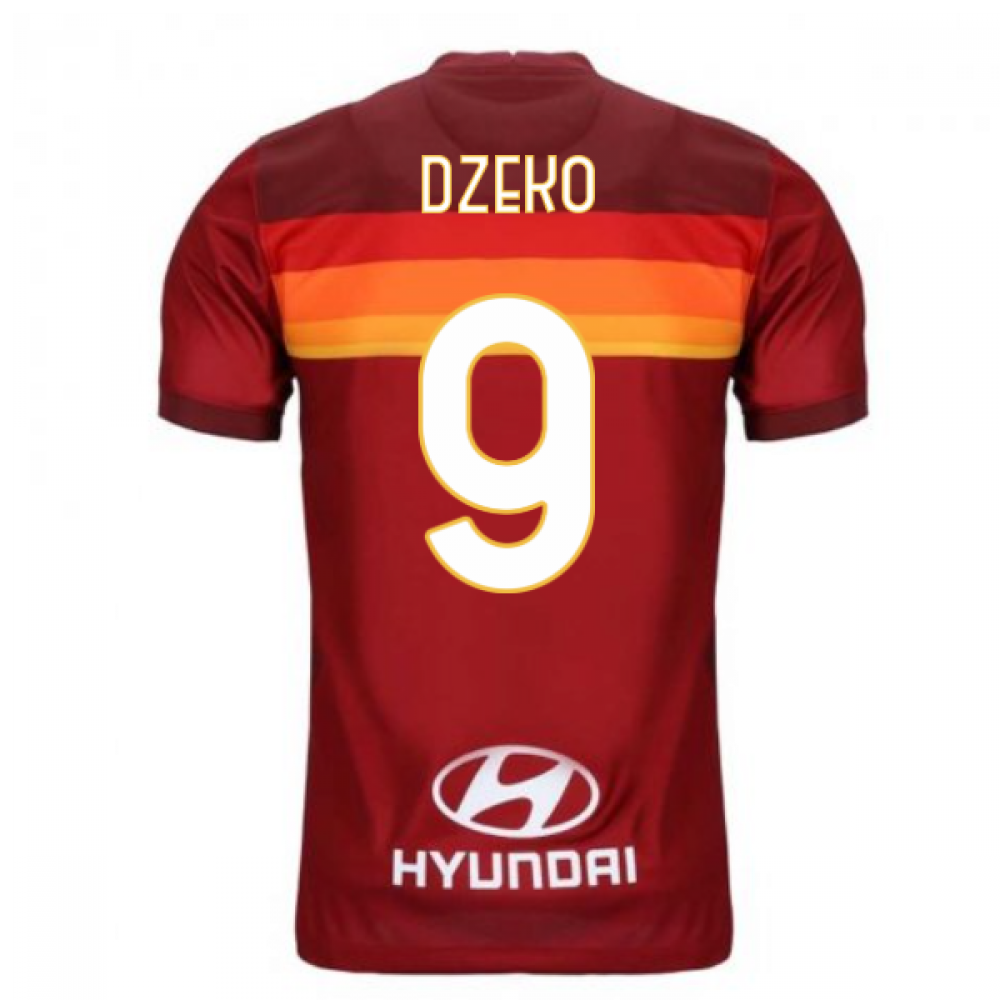 Click to view product details and reviews for 2020 2021 As Roma Home Nike Football Shirt Kids Dzeko 9.