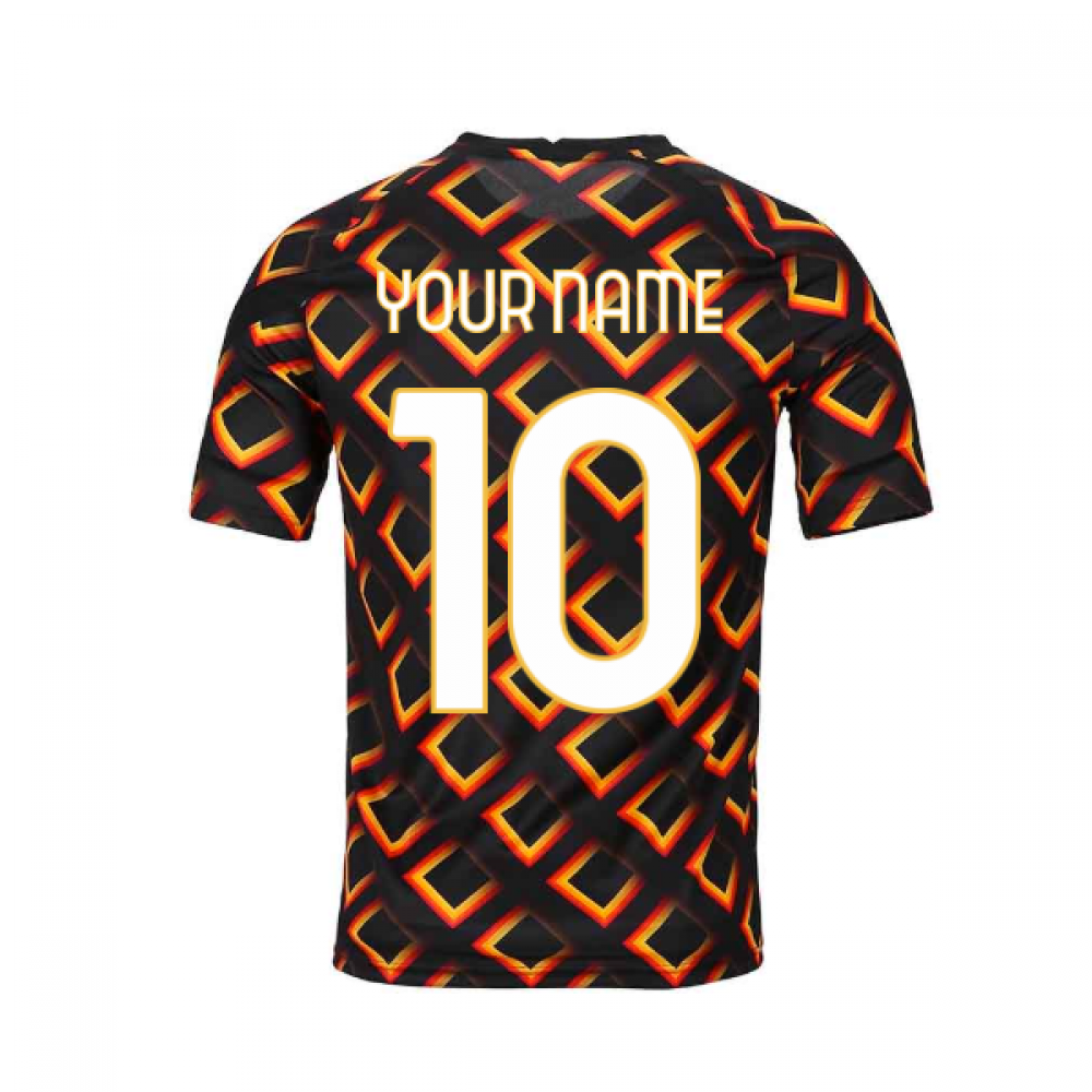 Click to view product details and reviews for 2020 2021 As Roma Nike Pre Match Training Jersey Black Kid Your Name.