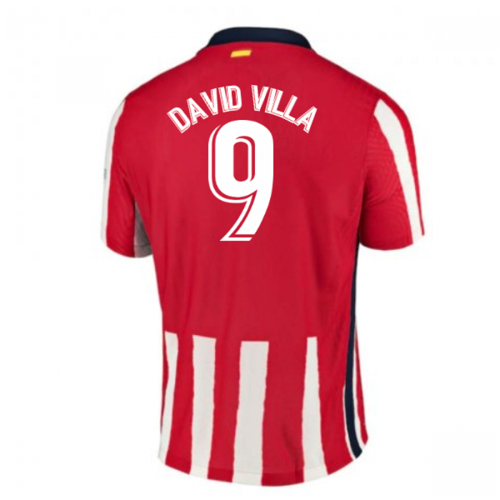 Click to view product details and reviews for 2020 2021 Atletico Madrid Authentic Vapor Home Shirt David Villa 9.