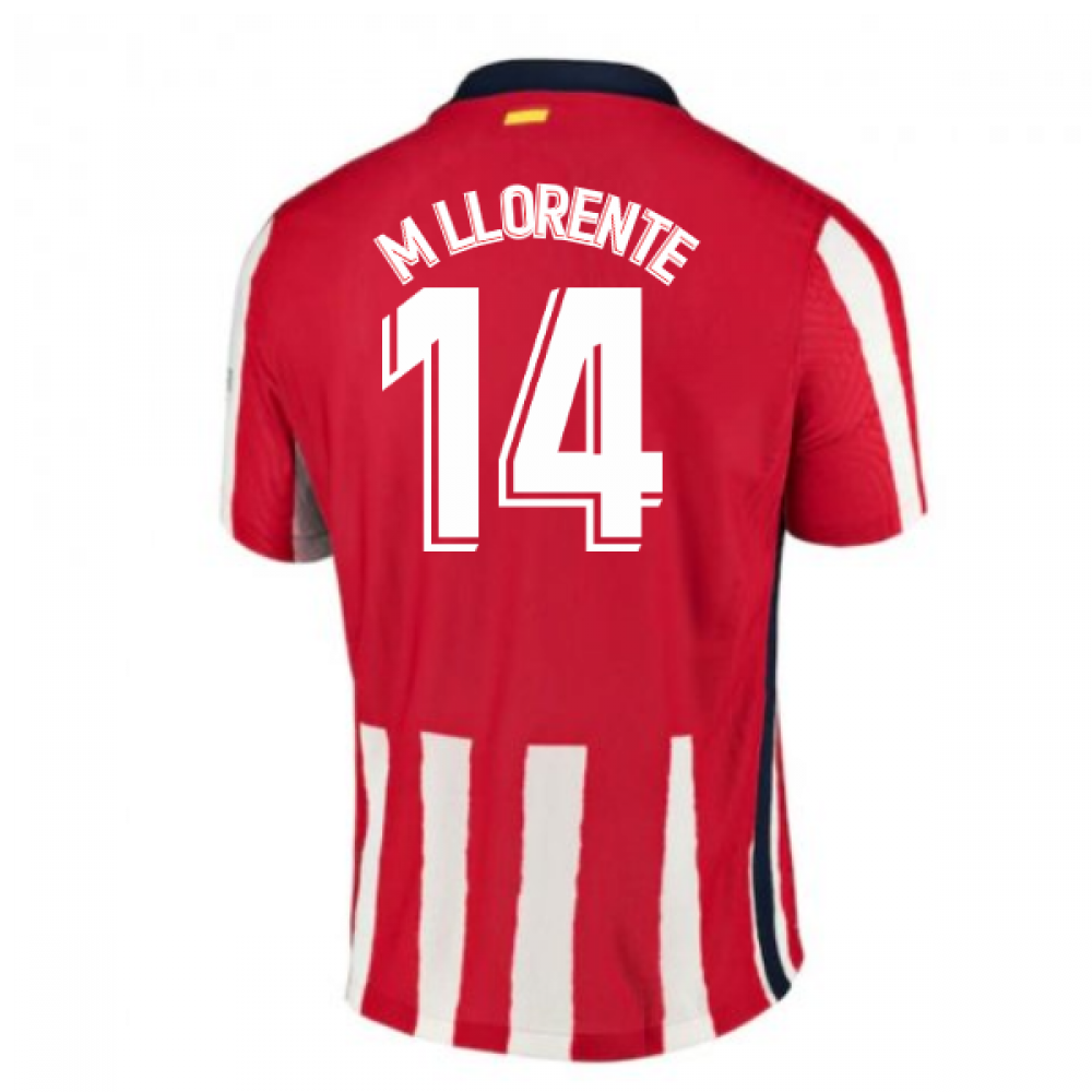Click to view product details and reviews for 2020 2021 Atletico Madrid Authentic Vapor Home Shirt M Llorente 14.