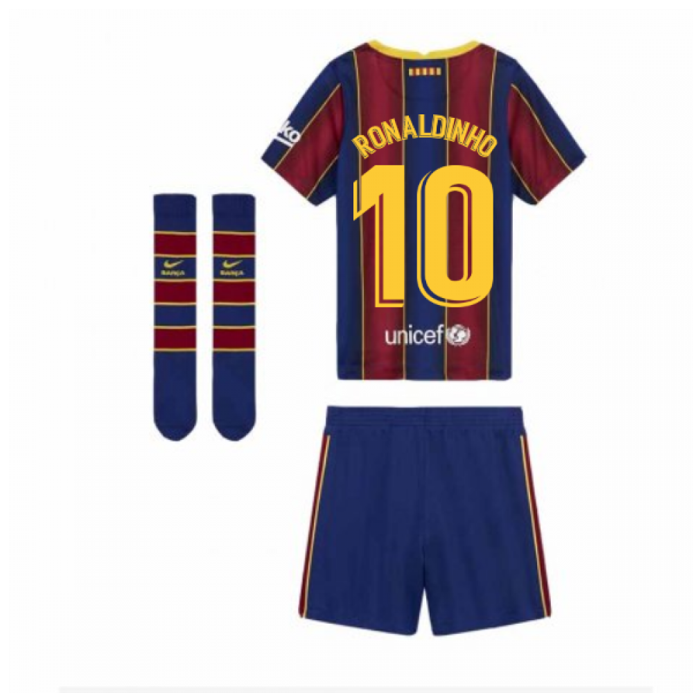 Click to view product details and reviews for 2020 2021 Barcelona Home Nike Little Boys Mini Kit Ronaldinho 10. Click to view product details and reviews for 2020 2021 Barcelona Home Nike Little Boys Mini Kit Ronaldinho 10.