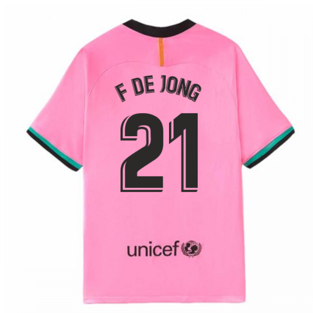 Click to view product details and reviews for 2020 2021 Barcelona Third Nike Football Shirt F De Jong 21.