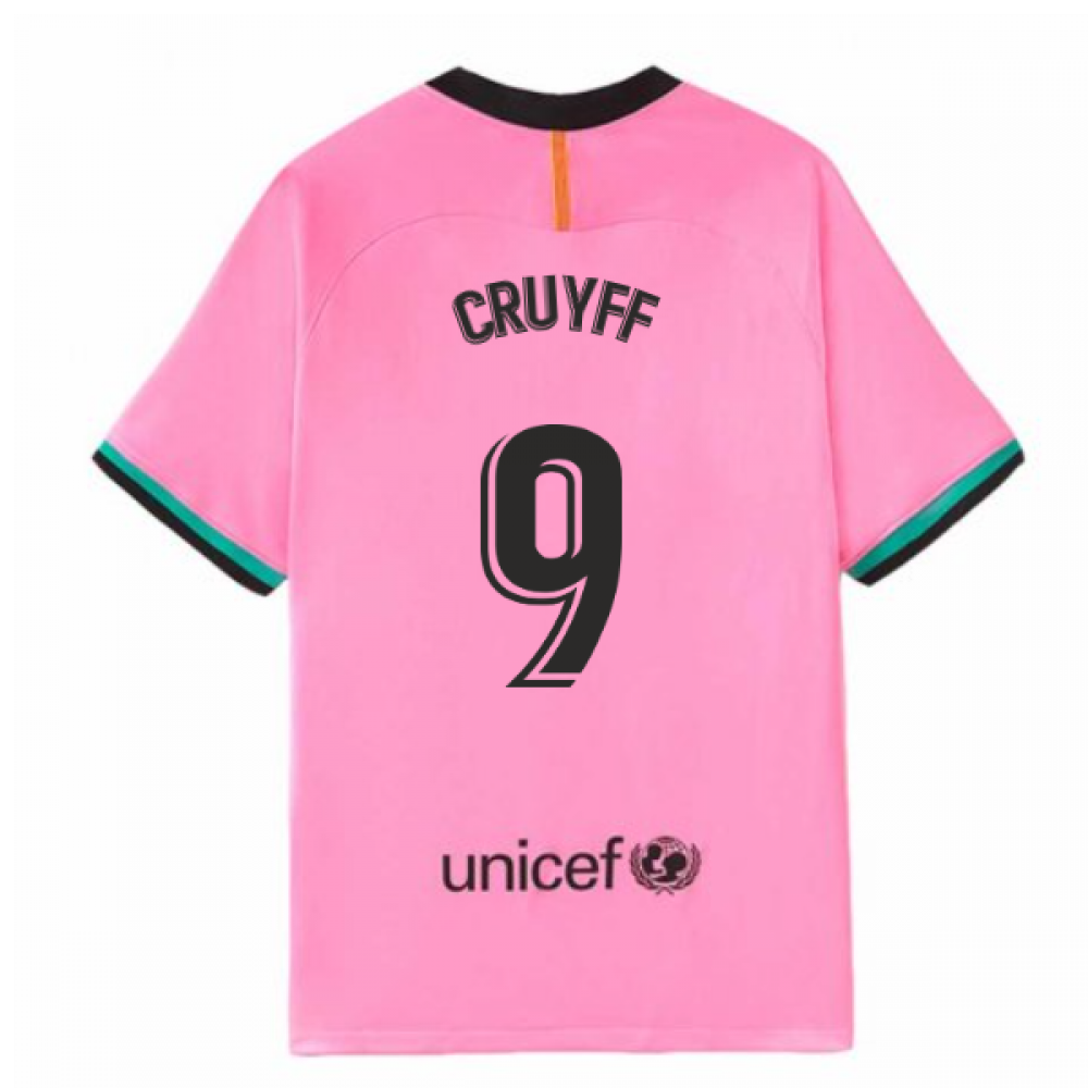 2020-2021 Barcelona Third Nike Shirt (Kids) (CRUYFF 9)