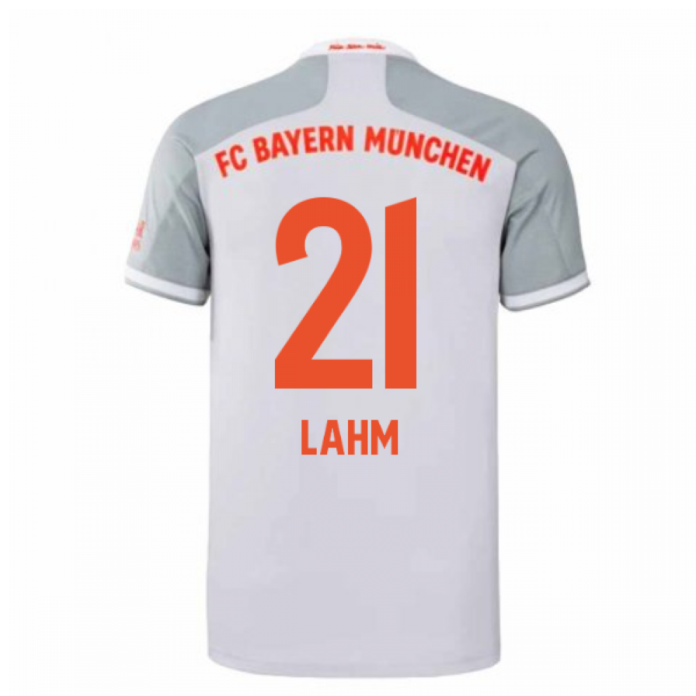 2020-2021 bayern munich adidas away football shirt (lahm 21)