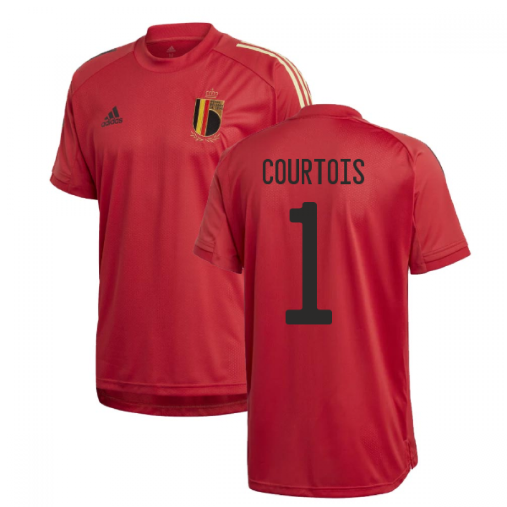 Click to view product details and reviews for 2020 2021 Belgium Adidas Training Shirt Red Courtois 1.