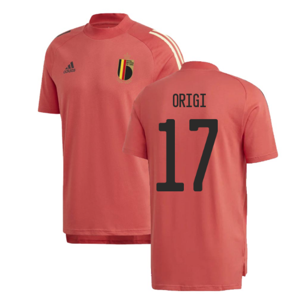 Click to view product details and reviews for 2020 2021 Belgium Adidas Training Tee Red Origi 17.