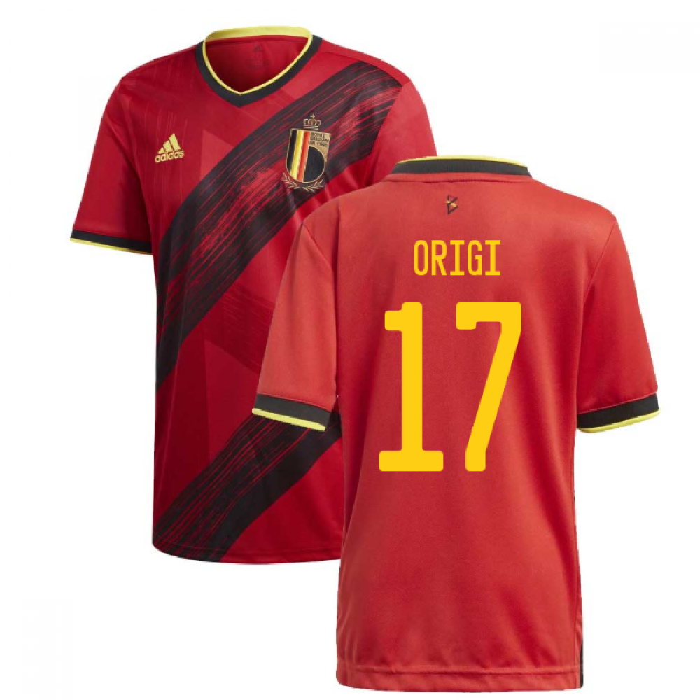 Click to view product details and reviews for 2020 2021 Belgium Home Adidas Football Shirt Origi 17.