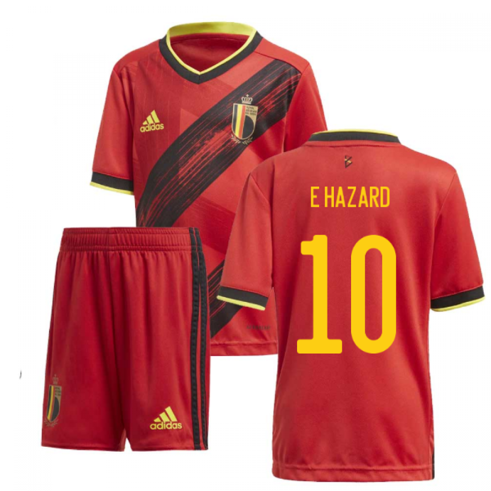 Click to view product details and reviews for 2020 2021 Belgium Home Adidas Mini Kit E Hazard 10. Click to view product details and reviews for 2020 2021 Belgium Home Adidas Mini Kit E Hazard 10.