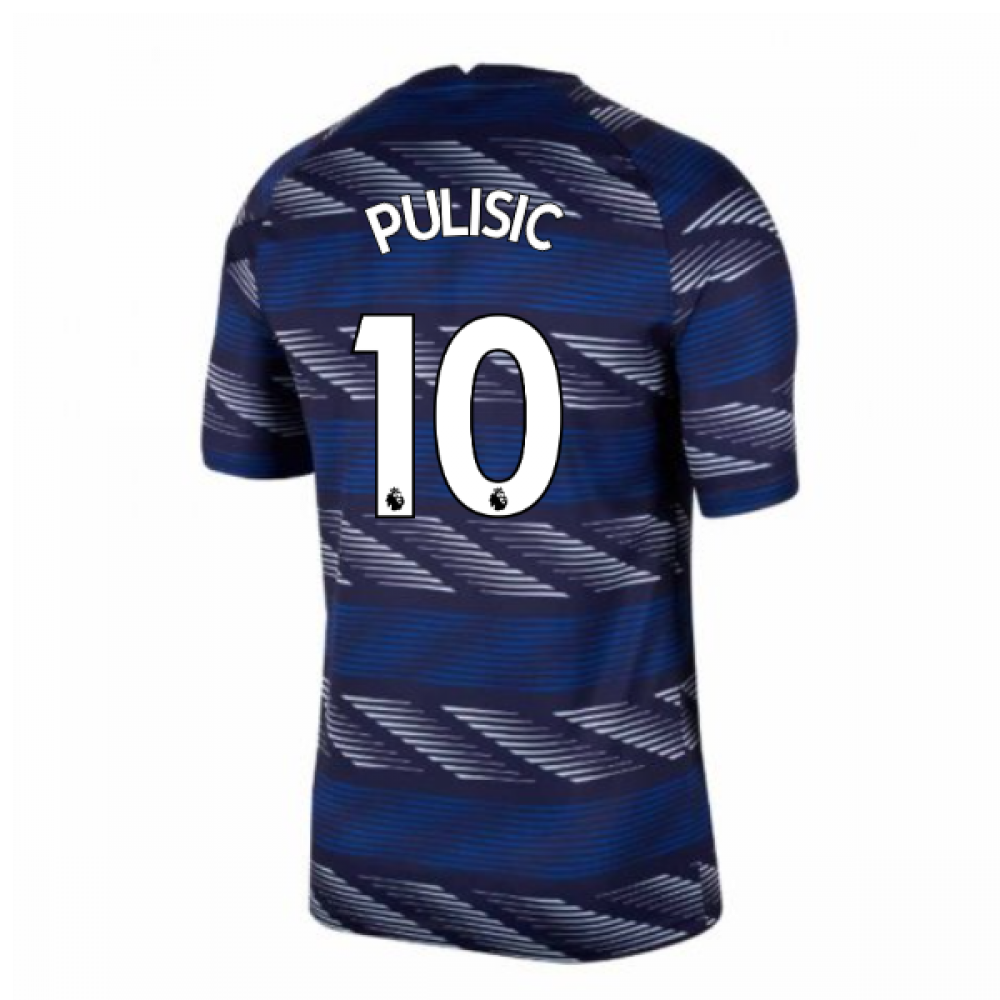 Click to view product details and reviews for 2020 2021 Chelsea Nike Pre Match Training Shirt Blue Kids Pulisic 10.