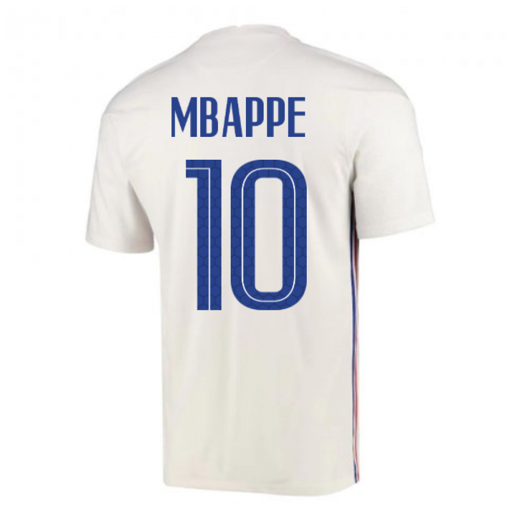 2020-2021 France Away Nike Football Shirt (Mbappe 10)