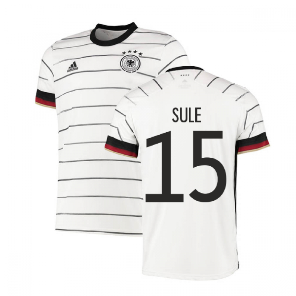 '20-'21 Germany Home Adidas Football Shirt (Sule 15) Polyester Niklas Sule Men's White Xxl