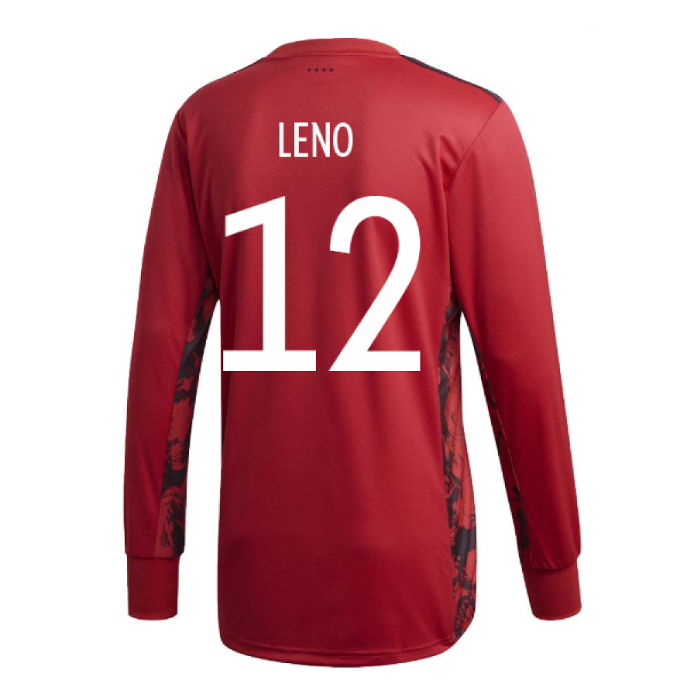 '20-'21 Germany Home Adidas Goalkeeper Shirt (Leno 12) Polyester Men's Red Medium