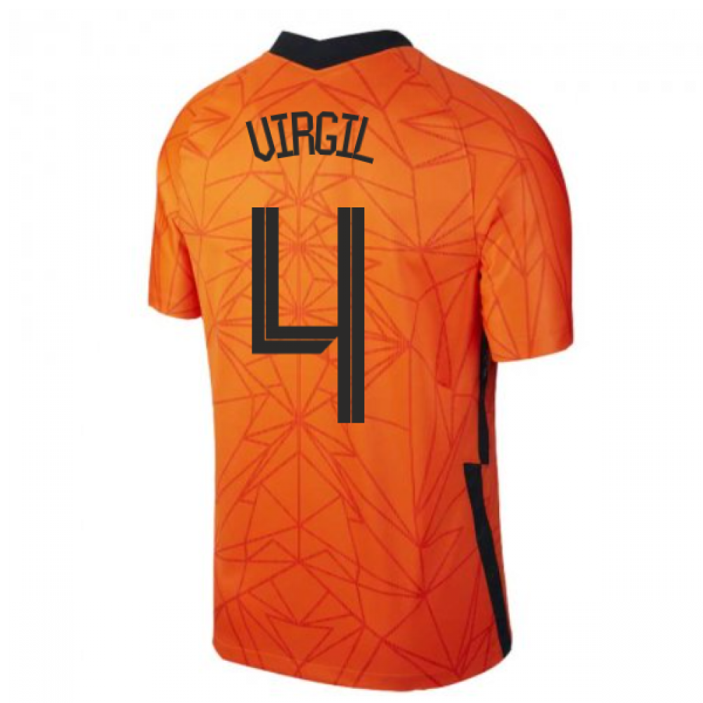 Click to view product details and reviews for 2020 2021 Holland Home Nike Football Shirt Virgil 4.