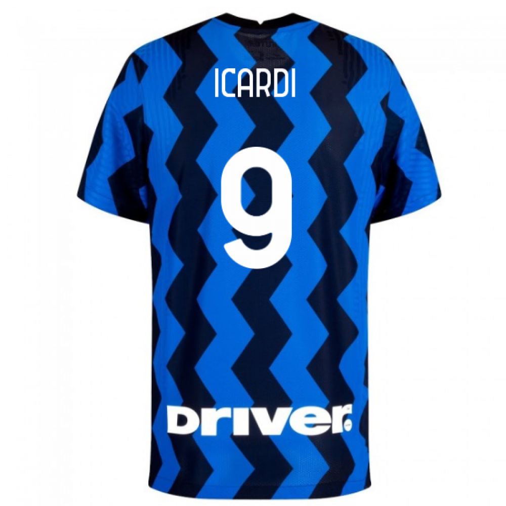 Click to view product details and reviews for 2020 2021 Inter Milan Authentic Vapor Match Home Nike Shirt Icardi 9.