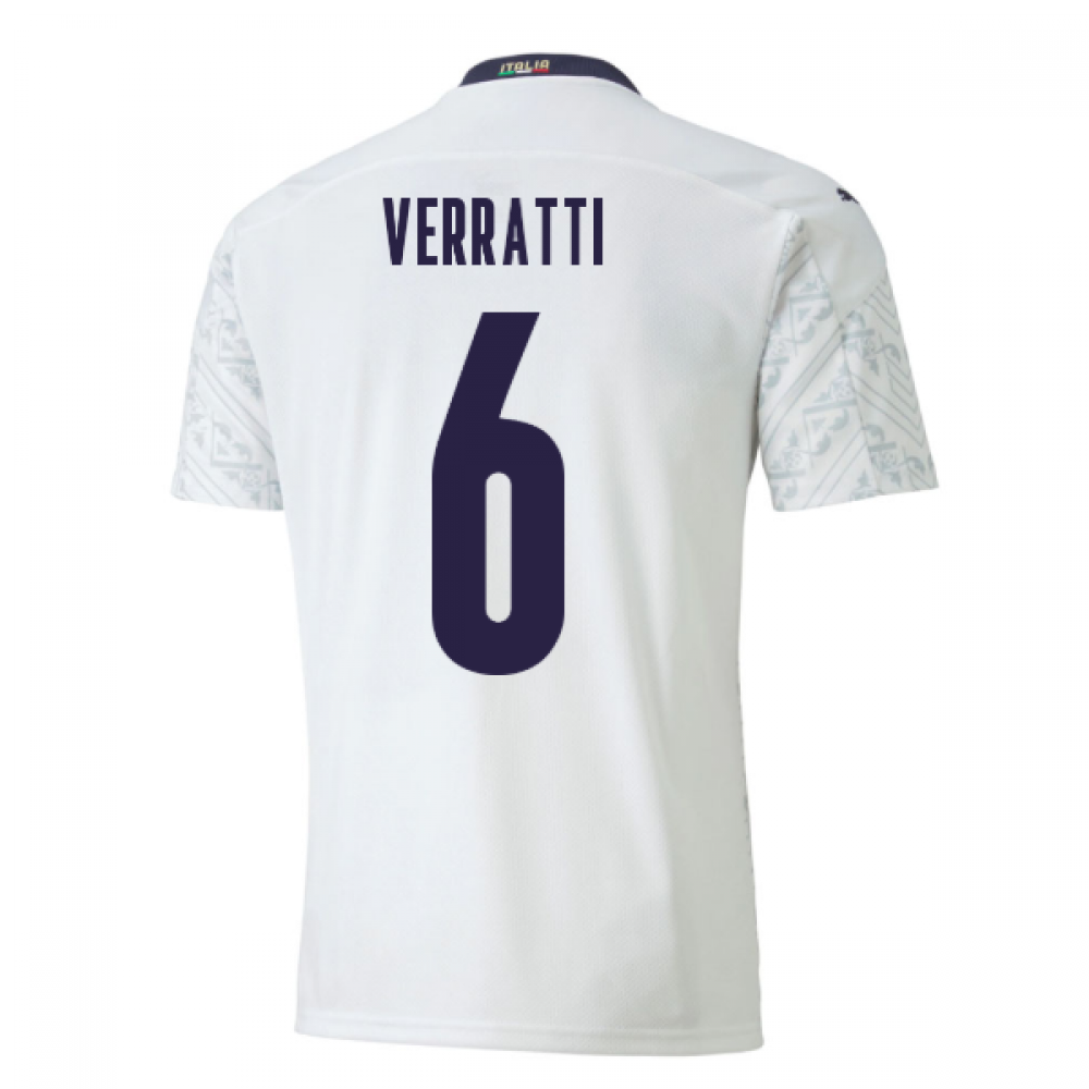 Click to view product details and reviews for 2020 2021 Italy Away Puma Football Shirt Verratti 6.