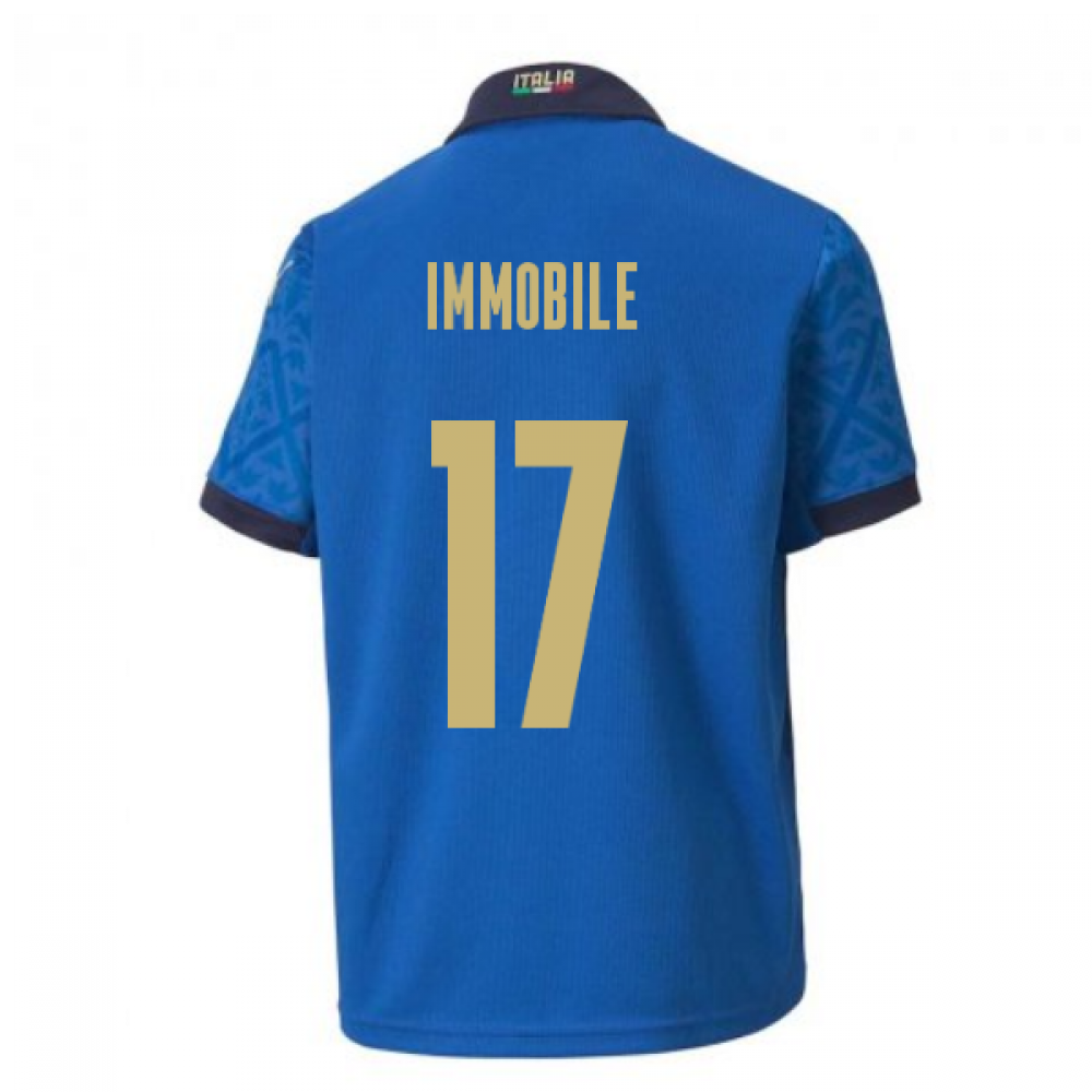 Click to view product details and reviews for 2020 2021 Italy Home Puma Football Shirt Kids Immobile 17.