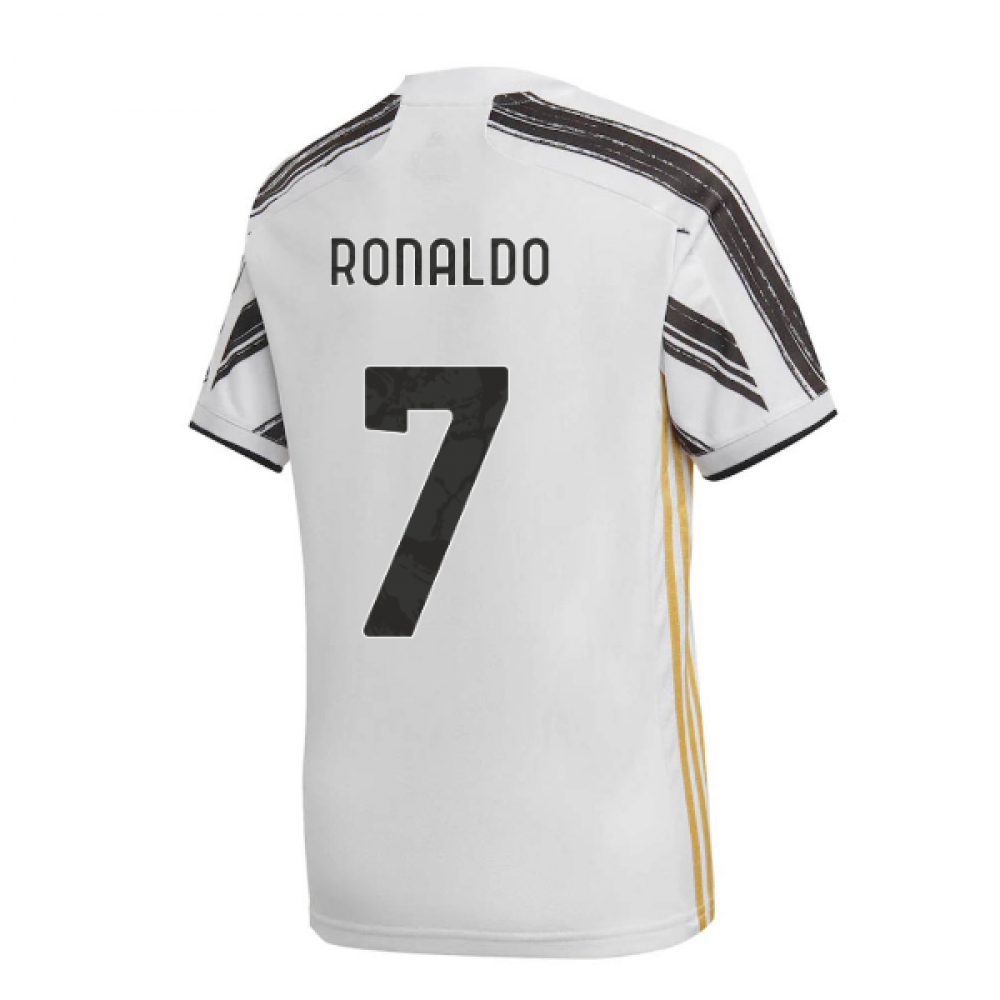 2020-2021 Juventus Adidas Home Shirt (Kids) (RONALDO 7)