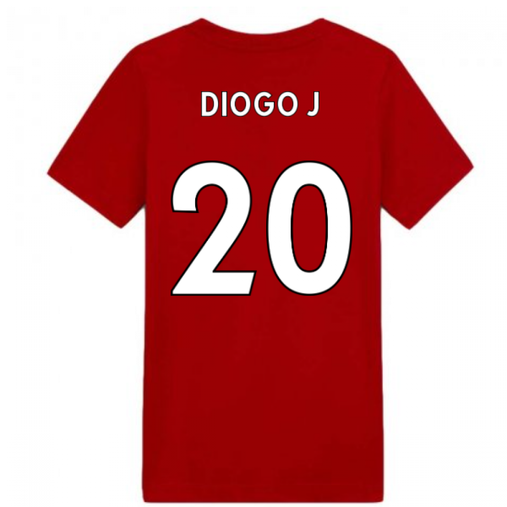 Click to view product details and reviews for 2020 2021 Liverpool Core Match Tee Red Kids Diogo J 20.