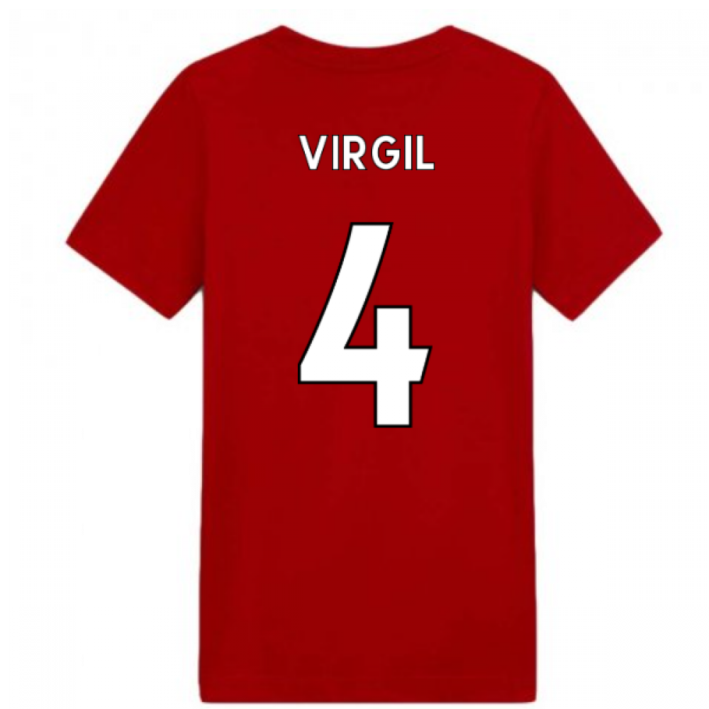 Click to view product details and reviews for 2020 2021 Liverpool Core Match Tee Red Kids Virgil 4.