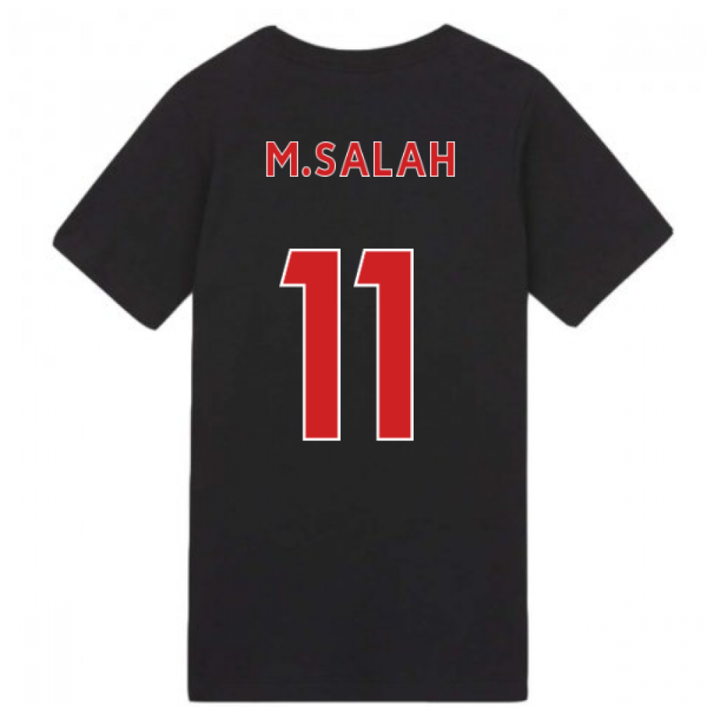 Click to view product details and reviews for 2020 2021 Liverpool Evergreen Crest Tee Black Kids Msalah 11.
