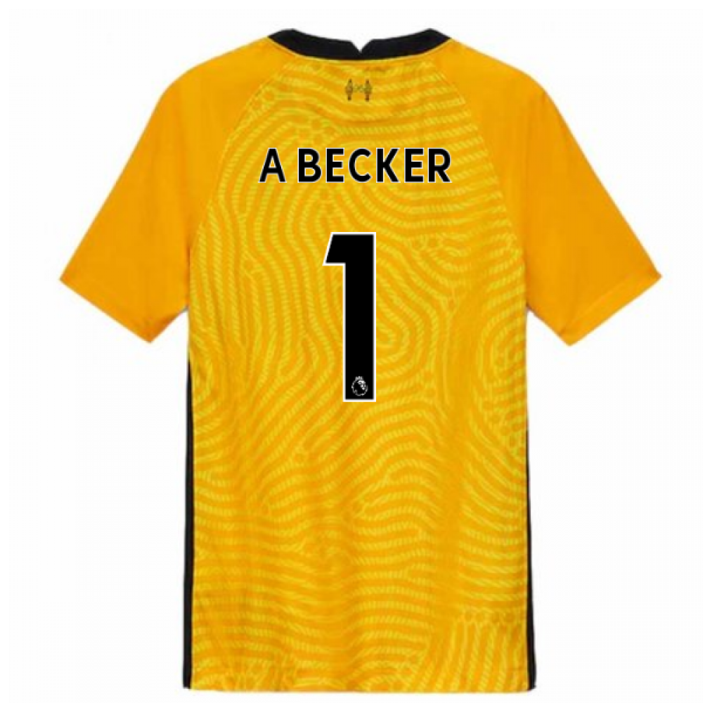 Click to view product details and reviews for 2020 2021 Liverpool Goalkeeper Shirt Yellow Kids A Becker 1.